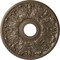 Ekena Millwork Apollo Ceiling Medallion (Fits Canopies up to 5 5/8"), 16 1/2"OD x 3 5/8"ID x 1 1/8"P, Warm Silver CM16APWSS - alternate 1